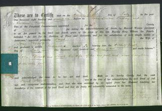 Deed by Married Women - Sarah Sherrott-Original Ancestry