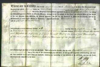 Deed by Married Women - Elizabeth Wordworth-Original Ancestry