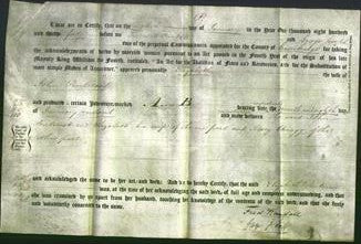 Deed by Married Women - Elizabeth Pentecost-Original Ancestry