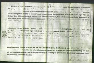 Deed by Married Women - Dorothy Waterson-Original Ancestry