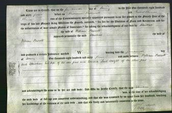 Deed by Married Women - Christian Prescott-Original Ancestry