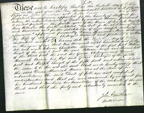 Deed by Married Women - Dame Hannah Maria Chetwyne-Original Ancestry