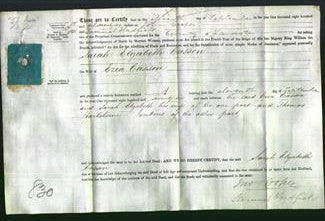 Deed by Married Women - Sarah Elizabeth Casson-Original Ancestry