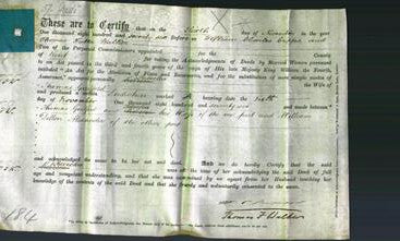 Deed by Married Women - Rebecka Guilford-Original Ancestry