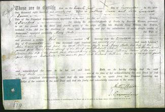 Deed by Married Women - Mary Hoile-Original Ancestry