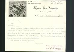 Letterhead - Wagner Plow Company