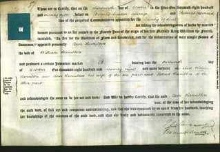 Deed by Married Women - Ann Hamilton-Original Ancestry