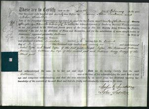 Deed by Married Women - Catherine Barnes-Original Ancestry