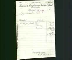 Bank Letterhead - Merchants & Manufacturers National Bank