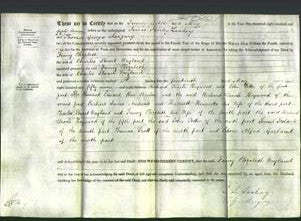 Deed by Married Women - Fanny Elizabeth Wayland-Original Ancestry