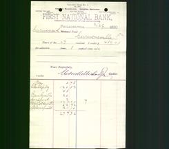 Bank Letterhead - First National Bank