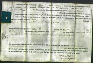 Deed by Married Women - Sarah Turner-Original Ancestry