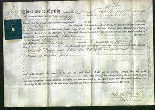 Deed by Married Women - Eliza Parker-Original Ancestry