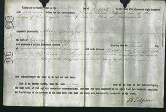 Deed by Married Women - Mary King Frumper-Original Ancestry