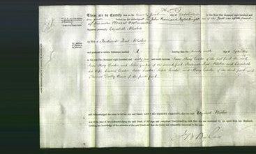 Deed by Married Women - Elizabeth Alliston-Original Ancestry
