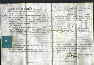 Deed by Married Women - Sarah Wheldon-Original Ancestry