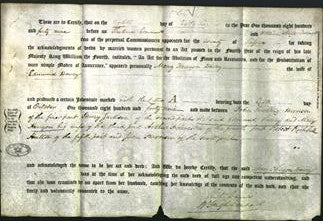 Deed by Married Women - Mary Kenyon Davey-Original Ancestry