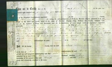 Deed by Married Women - Emilia Edwards-Original Ancestry