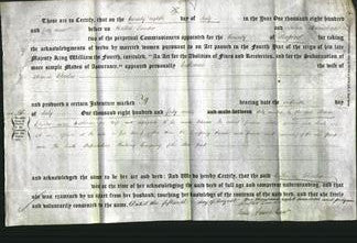 Deed by Married Women - Catherine Charles-Original Ancestry