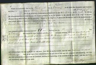 Deed by Married Women - Catharine Bainbridge-Original Ancestry