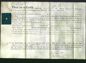 Deed by Married Women - Susannah Price-Original Ancestry