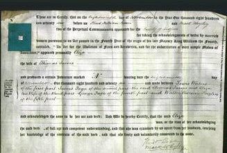 Deed by Married Women - Eliza Jarvis-Original Ancestry