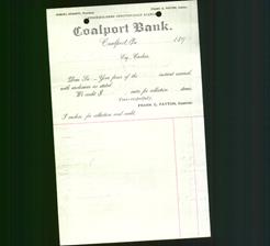 Bank Letterhead - Coalport Bank