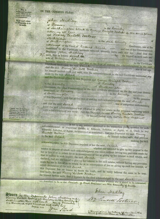 Court of Common Pleas - Sarah Sillence