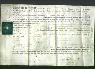 Deed by Married Women - Sarah Mortimer-Original Ancestry