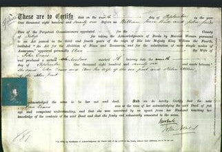 Deed by Married Women - Ann Evans-Original Ancestry