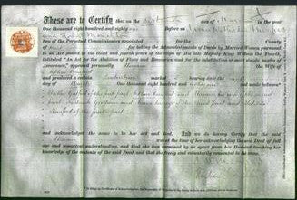 Deed by Married Women - Miriam Cornford-Original Ancestry