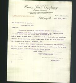 Letterhead - Union Steel Company