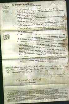 Court of Common Pleas - Margaret Newell-Original Ancestry