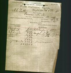 Bank Letterhead - First National Bank