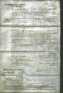 Court of Common Pleas - Mary Ann Eliza Easum-Original Ancestry