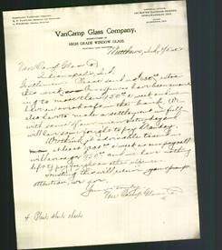 Letterhead - VanCamp Glass Company
