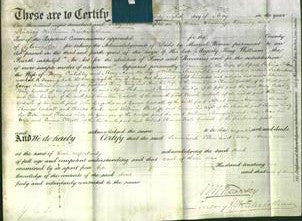 Deed by Married Women - Peninnah Perkins, Ellen Critchley and Mary Anne Mansfield-Original Ancestry