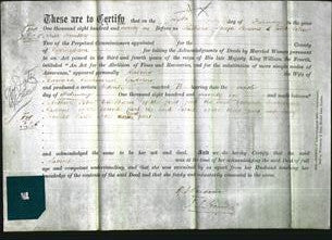 Deed by Married Women - Sabrina Gisborne-Original Ancestry