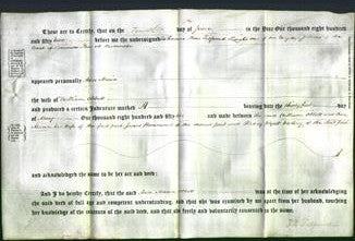 Deed by Married Women - Ann Maria Abbott-Original Ancestry