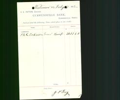 Bank Letterhead - Curwensville Bank