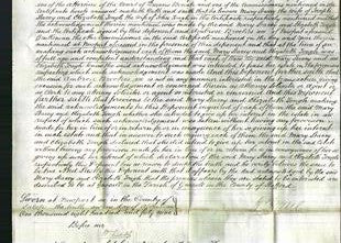 Court of Common Pleas- Mary Stacey and Elizabeth Tough-Original Ancestry