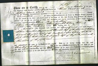 Deed by Married Women - Anne Morgan, Mary Rice and Mary Williams-Original Ancestry
