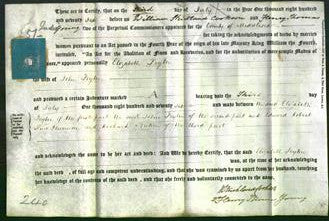 Deed by Married Women - Elizabeth Peyton-Original Ancestry