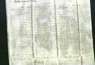 Court of Common Pleas - Frances Sharpley-Original Ancestry