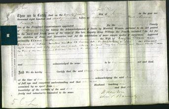 Deed by Married Women - Annie Twells Firmin-Original Ancestry
