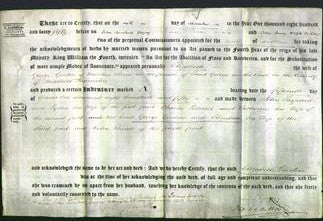 Deed by Married Women - Elizabeth Gordon-Original Ancestry