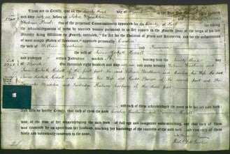 Deed by Married Women - Caroline Woodhams-Original Ancestry