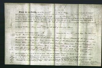Deed by Married Women - Mary Harriet Barrington, Louisa Bancombe House and Ann Alloway House-Original Ancestry