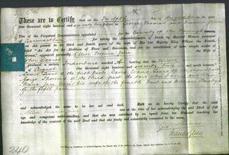 Deed by Married Women - Ellen Maria Jane Davies-Original Ancestry