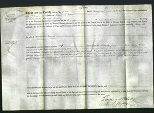 Deed by Married Women - Harriet Niven-Original Ancestry